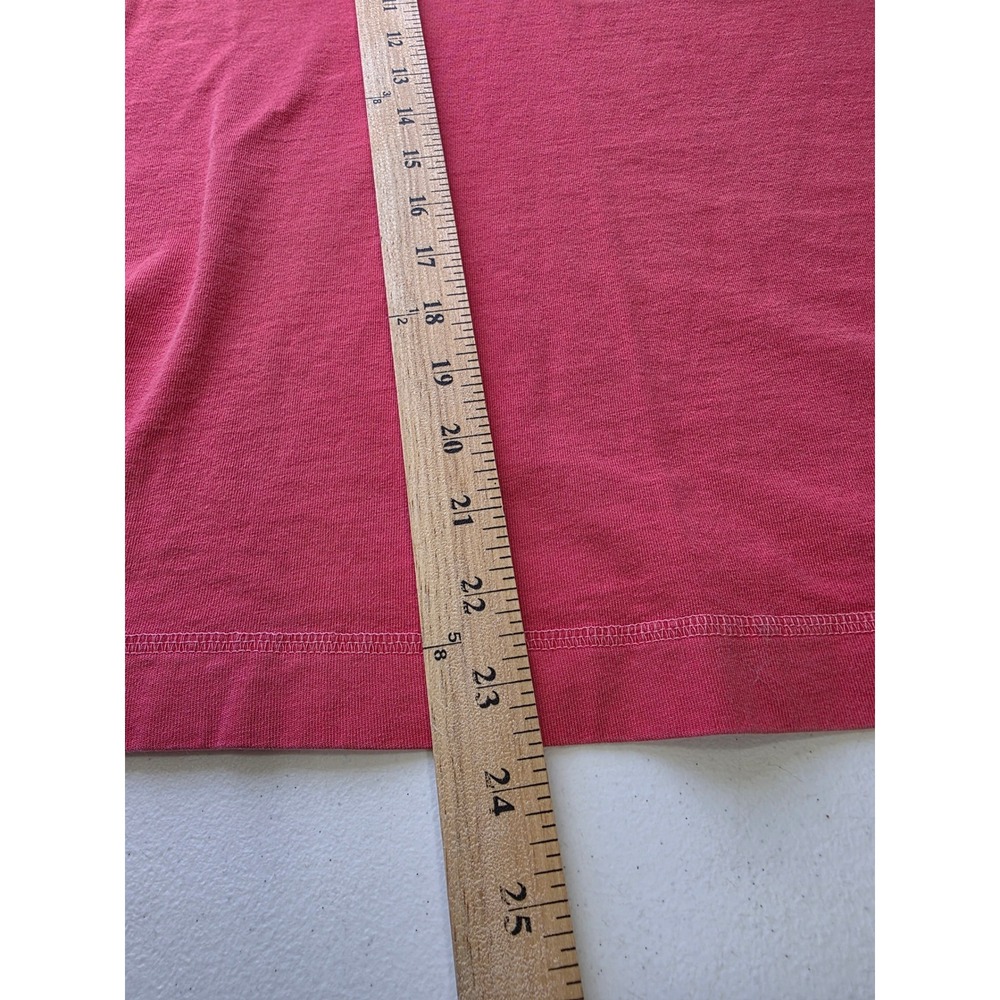 Old Navy Mens XL Human & Kind Graphic Long Sleeve T-Shirt Red Cotton Oversized - Picture 8 of 9
